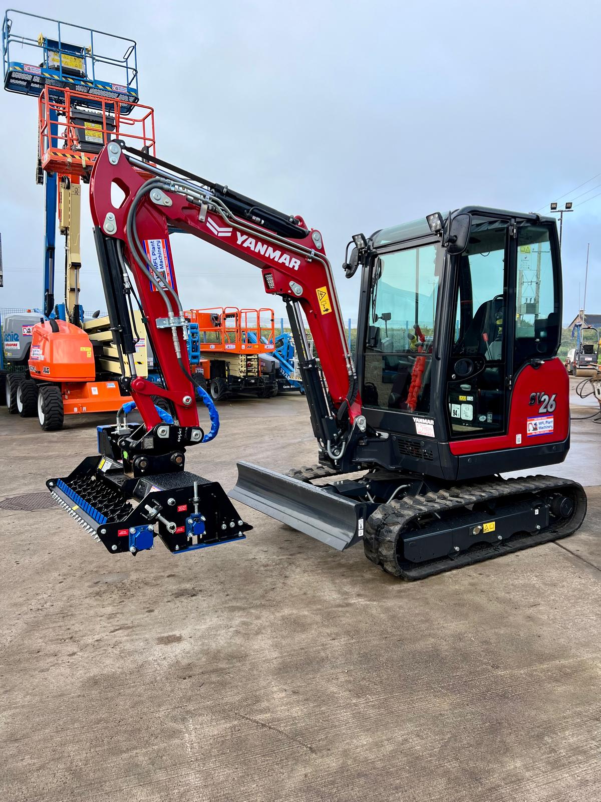 Yanmar SV26 OR GR120 G-Rake