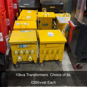 10kva Transformers Used