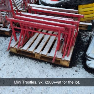 Mini Trestles Job Lot of 9 Used