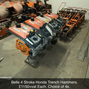Belle 4 Stroke Honda Trench Hammers Used