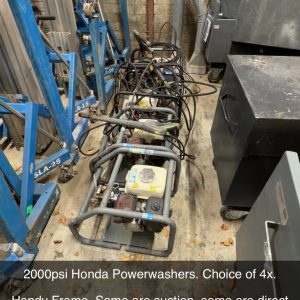 Honda 2000psi Powerwashers Used