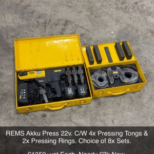 REMS Akku Press 22v Used