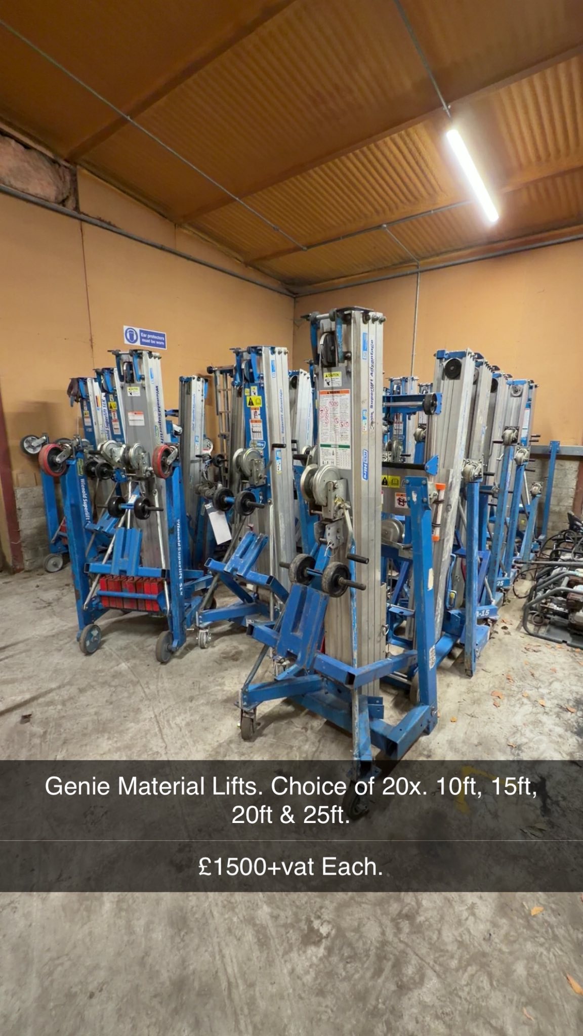 Genie Materials Lift Used