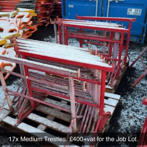 Medium Trestles Job Lot of 17 Used