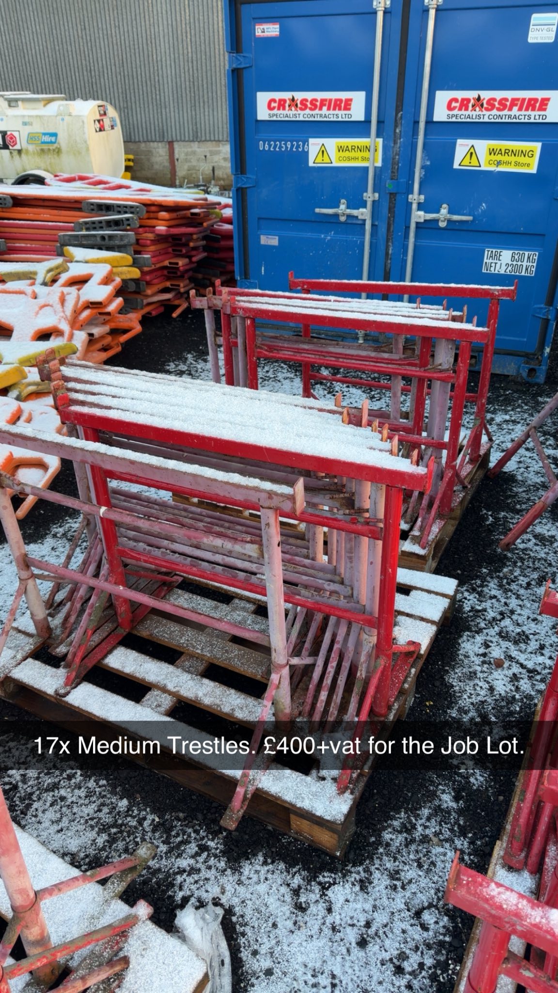 Medium Trestles Job Lot of 17 Used