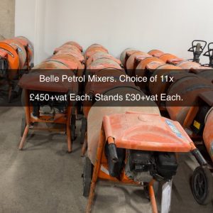 Belle Petrol Mixers Used